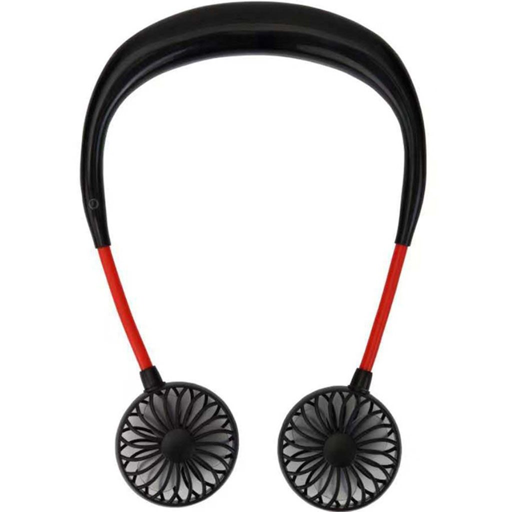 Portable Rechargeable Lazy Fan – Wearable & Desktop Cooling!