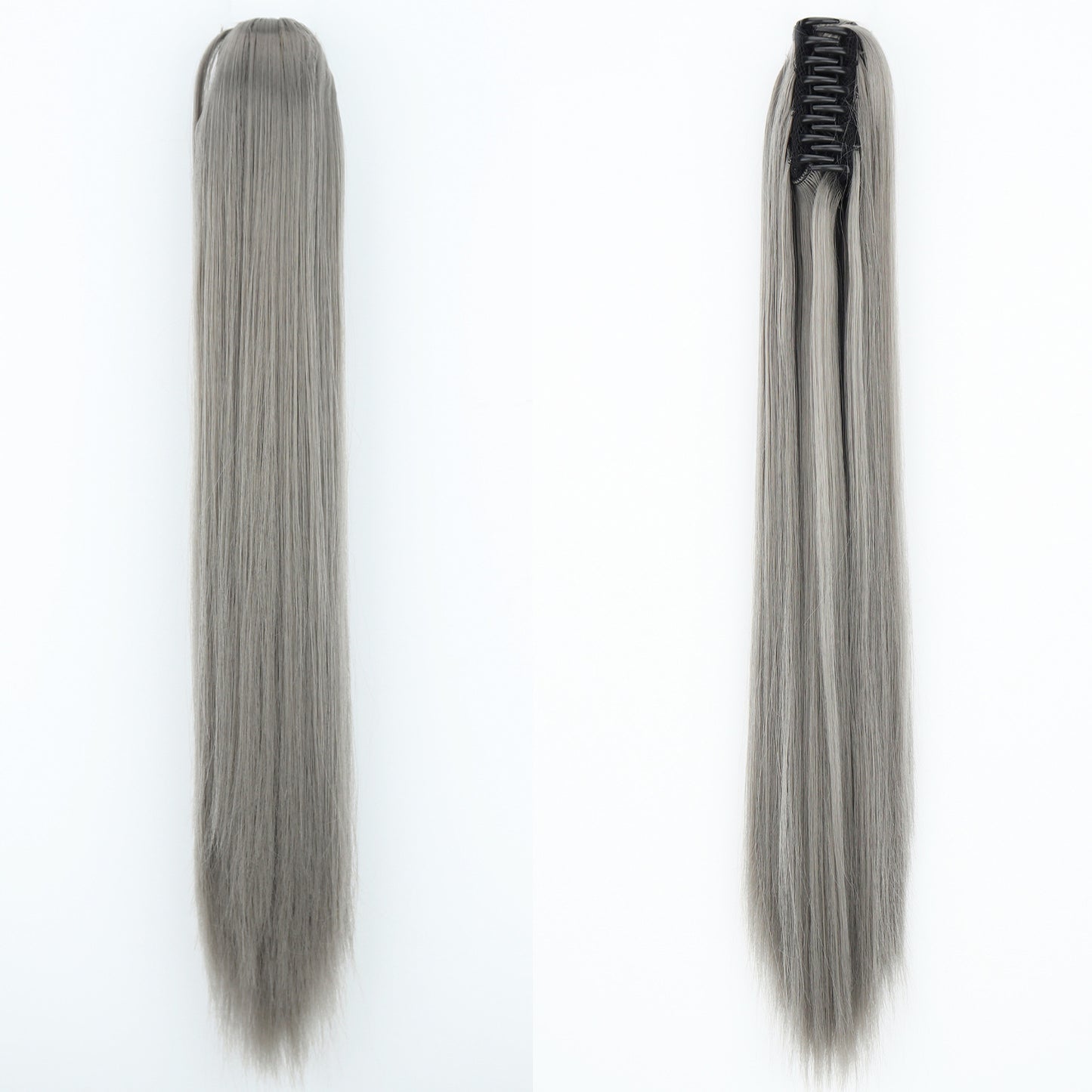 "Fashion Ponytail Claw Clip - Long Straight Fluffy Hair