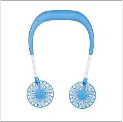 Portable Rechargeable Lazy Fan – Wearable & Desktop Cooling!