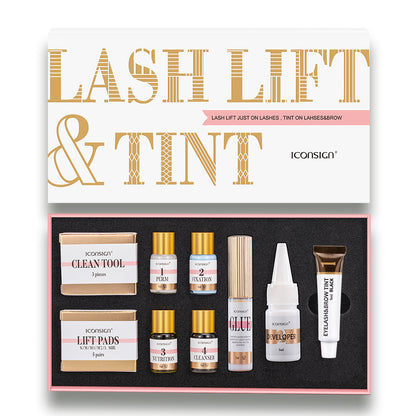 ICONSIGN 2-in-1 Lash Lift & Eyebrow Tint Kit – Professional Eyelash Perm & Brow Lamination Set