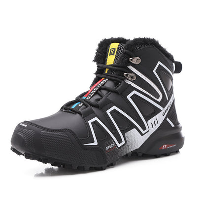 Men's Winter High-Top Snow Boots - Thermal & Lightweight