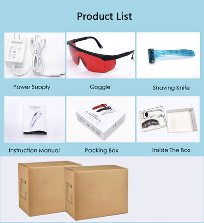 IPL Laser Hair Removal Device – At-Home Permanent Hair Reduction System