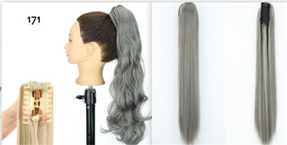 "Fashion Ponytail Claw Clip - Long Straight Fluffy Hair