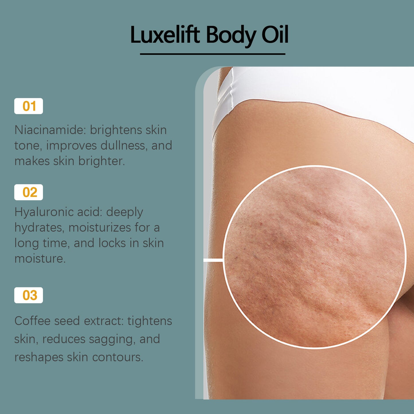 Hydrating Body Oil - Moisturizing & Firming Skin Care Solution