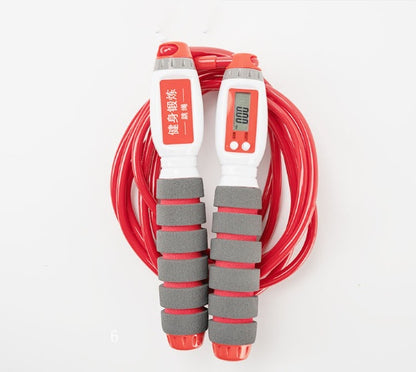 Electronic Counting Jump Rope – Adjustable Fitness Skipping Rope with Digital Counter