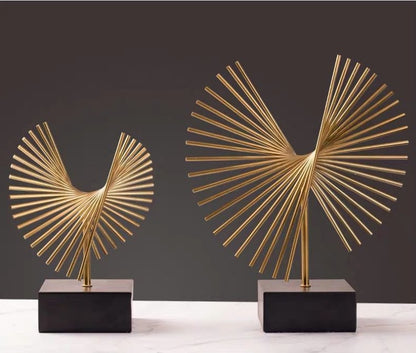 Minimalist Fabric Sculpture Décor – Soft Modern Accent for Living Room & Shelves