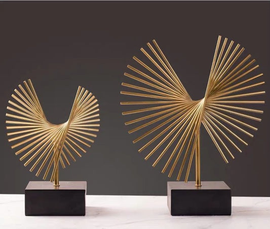 Minimalist Fabric Sculpture Décor – Soft Modern Accent for Living Room & Shelves