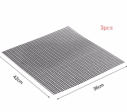 Non-Stick Reusable Wire Mesh Grilling Mat – Outdoor BBQ Cooking Mat