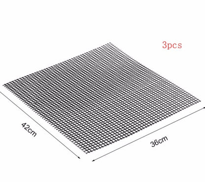 Non-Stick Reusable Wire Mesh Grilling Mat – Outdoor BBQ Cooking Mat
