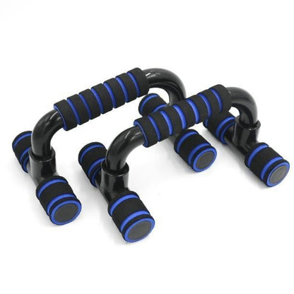 H-Shaped Push-Up Stand with Sponge Hand Grips – Portable ABS Fitness Trainer for Chest & Upper Body Workouts