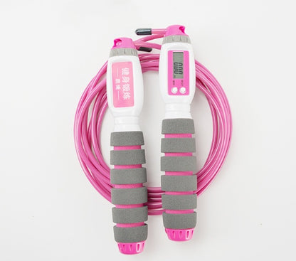 Electronic Counting Jump Rope – Adjustable Fitness Skipping Rope with Digital Counter