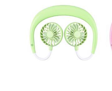 Portable Rechargeable Lazy Fan – Wearable & Desktop Cooling!