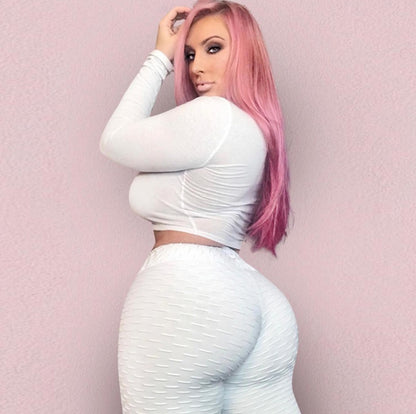 Booty Lifting Anti-Cellulite Scrunch Leggings - High-Waisted Seamless Activewear