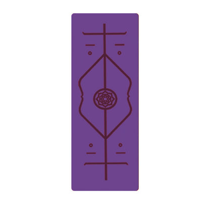 Non-Slip TPE Yoga Mat with Position Lines – Eco-Friendly 6mm Mat for Beginners