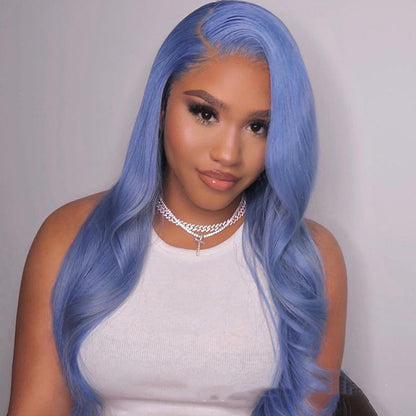 20-Inch Body Wave Lace Front Wig – 100% Brazilian Human Hair, Glueless, Pre-Plucked with Baby Hairs, 180% Density