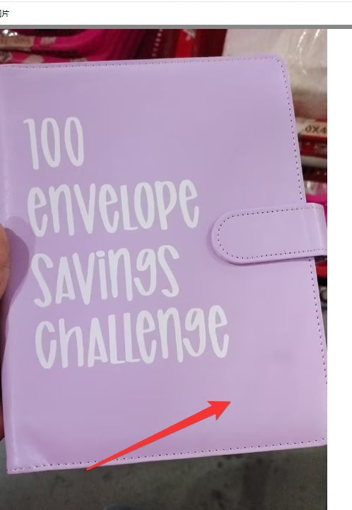 Cash Envelope Challenge Binder – Budget Tracker Organizer for Couples & Saving Goals