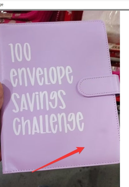 Cash Envelope Challenge Binder – Budget Tracker Organizer for Couples & Saving Goals