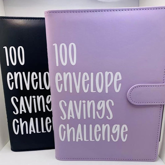 Cash Envelope Challenge Binder – Budget Tracker Organizer for Couples & Saving Goals