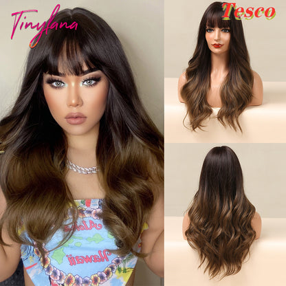 Women's Wavy Wig - Effortless Elegance & Style