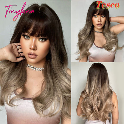 Women's Wavy Wig - Effortless Elegance & Style