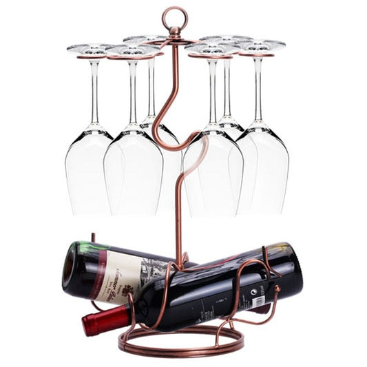 Creative European Upside-Down Wine Glass Rack – Decorative Hanging Wine Glass Holder