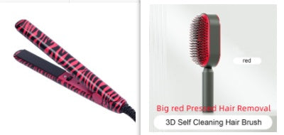 Self-Cleaning Hair Brush for Women - Anti-Static Scalp Massage Comb