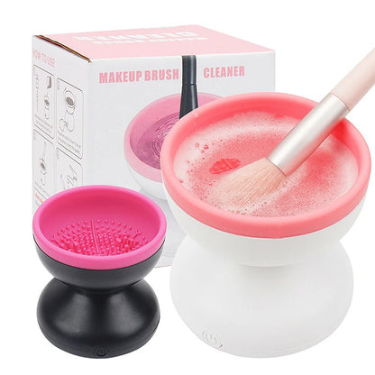 Electric Makeup Brush Cleaner – Portable Automatic USB Cosmetic Brush Cleaner for All Sizes