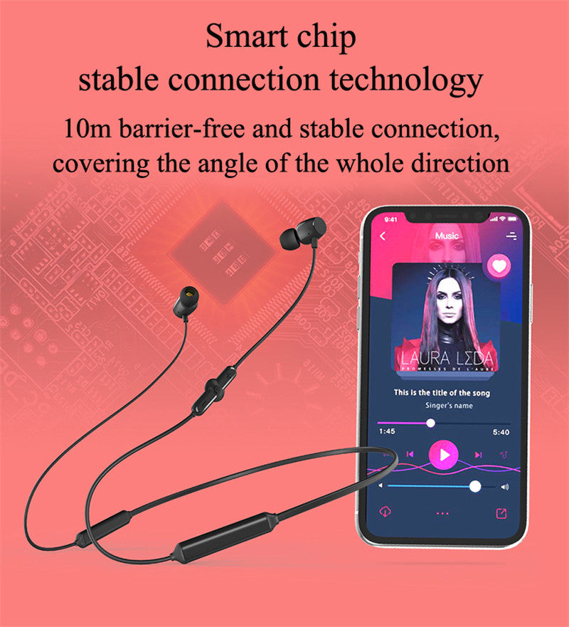 Q5 Wireless Bluetooth Sports Headset – In-Ear Sweatproof Bluetooth Earbuds