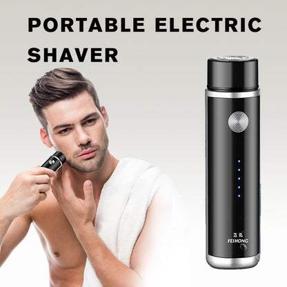 Mini Electric Shaver – Portable USB Rechargeable Razor for Men | Compact, Waterproof, Travel-Friendly Grooming Tool