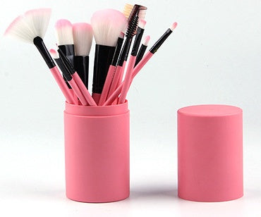 12-Piece Professional Makeup Brush Set – Essential Tools for Flawless Application