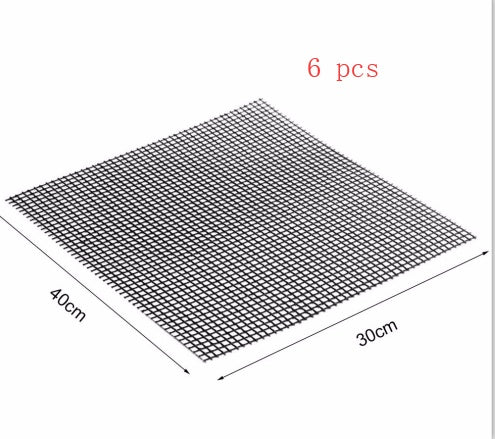 Non-Stick Reusable Wire Mesh Grilling Mat – Outdoor BBQ Cooking Mat