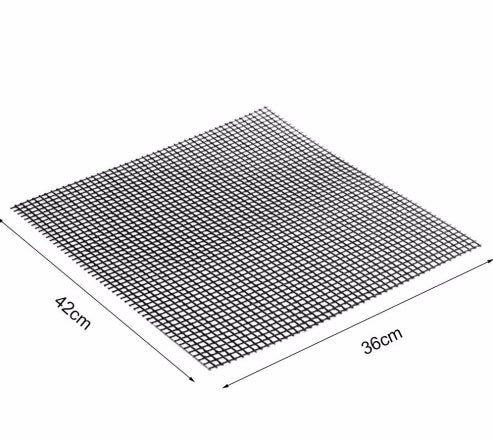 Non-Stick Reusable Wire Mesh Grilling Mat – Outdoor BBQ Cooking Mat