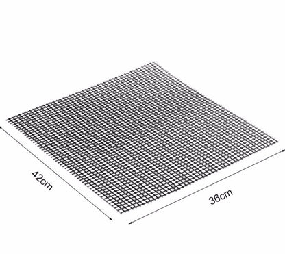Non-Stick Reusable Wire Mesh Grilling Mat – Outdoor BBQ Cooking Mat