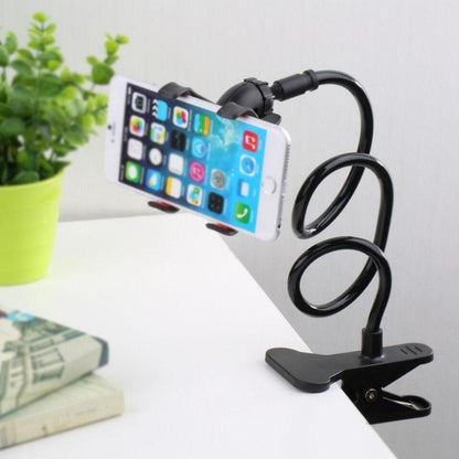 Flexible Bedside Phone Holder – Adjustable Buckle Mount for Hands-Free Viewing