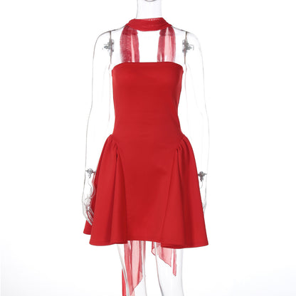 Sexy Tube Top Dress with Back Zipper - Perfect Party Outfit