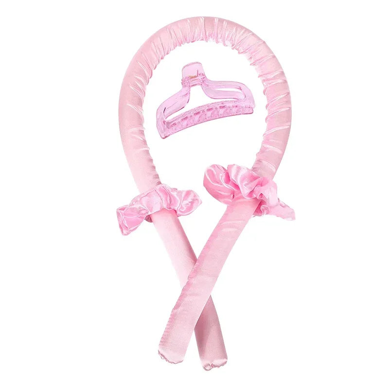 Heatless Curling Rod Headband Satin Bonnet Set No Heat Hair Curler Hair Rollers Soft Curlers Lazy Curls Sleeping Hat Night Cap