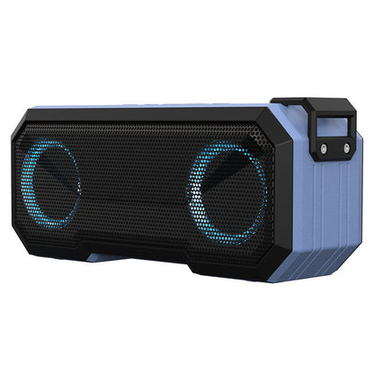 Waterproof Colorful Luminous Outdoor Wireless Speaker with Dual Speakers & Power Bank
