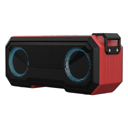Waterproof Colorful Luminous Outdoor Wireless Speaker with Dual Speakers & Power Bank