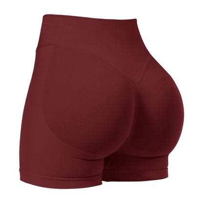 High Waist Seamless Yoga Shorts – Butt-Lifting, Quick-Dry Fitness Shorts for Women