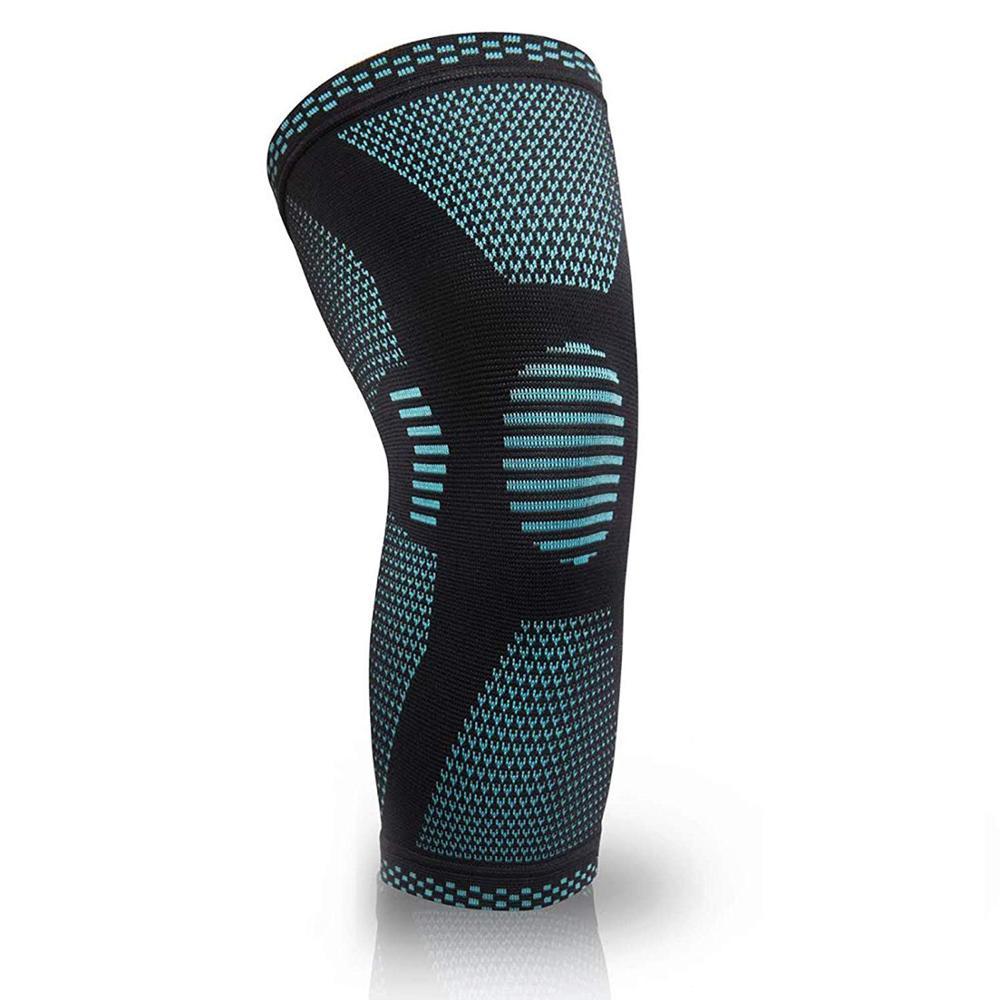 Knitted Compression Sports Knee Pads – Breathable Support for Running, Basketball & Fitness