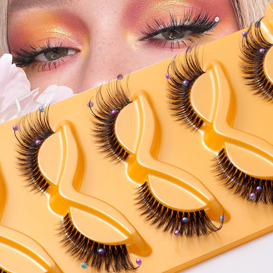Decorative Flexible Stage with Diamond Eyelashes