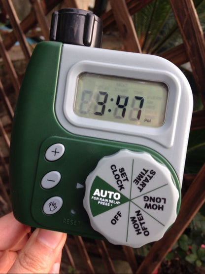 Smart Garden Irrigation Controller – Automatic Watering Timer with LCD Display