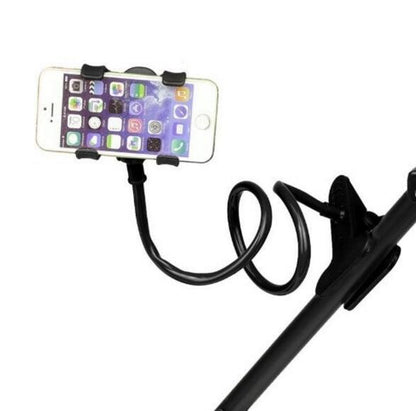 Flexible Bedside Phone Holder – Adjustable Buckle Mount for Hands-Free Viewing