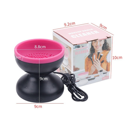 Electric Makeup Brush Cleaner – Portable Automatic USB Cosmetic Brush Cleaner for All Sizes