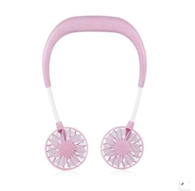 Portable Rechargeable Lazy Fan – Wearable & Desktop Cooling!