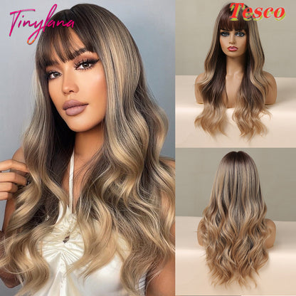 Women's Wavy Wig - Effortless Elegance & Style