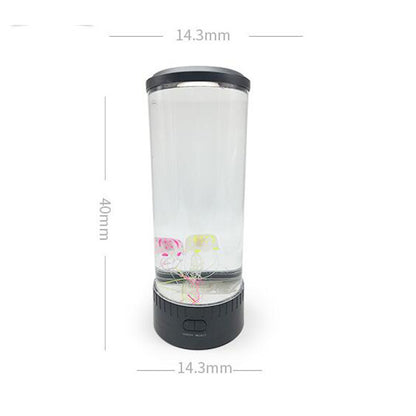 LED Jellyfish Aquarium Lamp Night Light – USB-Powered Color-Changing Mood Light with Realistic Motion