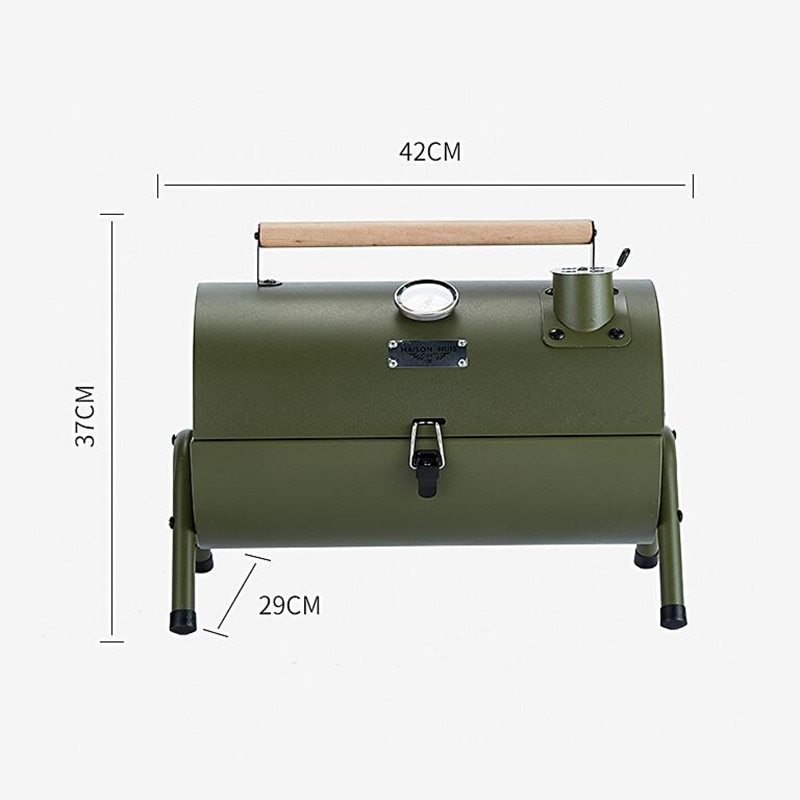 Portable Outdoor BBQ Grill - Camping, Picnic & Patio Barbecue Stove for 3-5 People