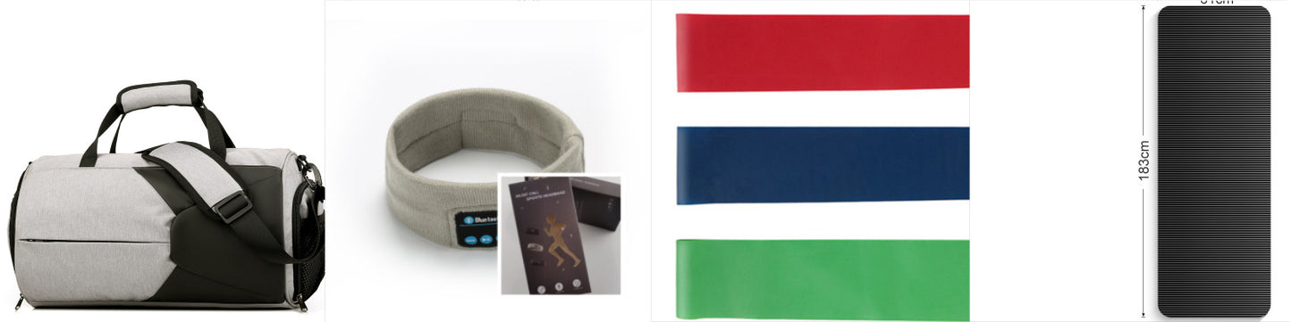 Wireless Bluetooth-Compatible Sports Headband – Sweat-Resistant Audio Headband for Fitness, Yoga & Outdoor Activities