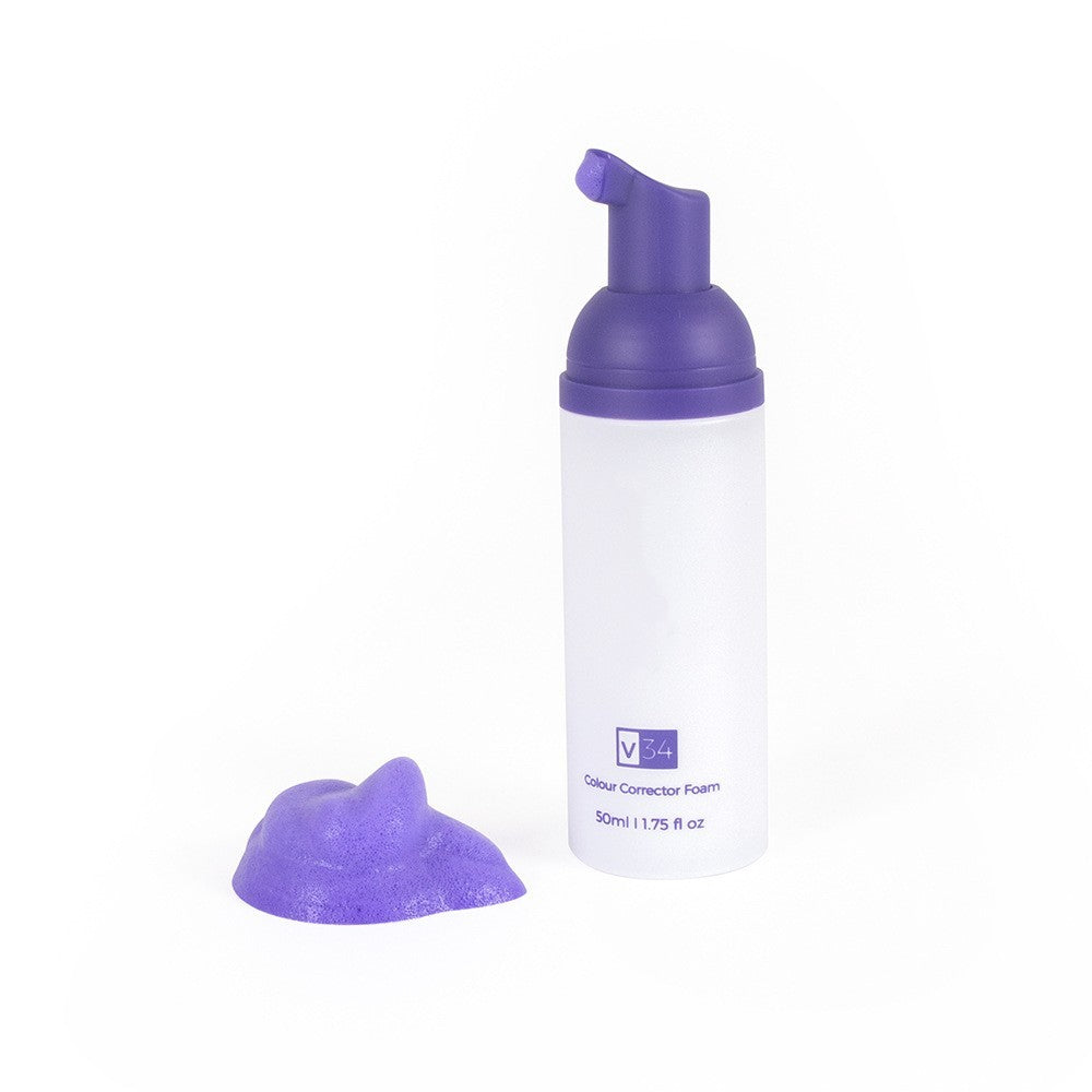 V34 Purple Teeth Whitening Mousse – Brighten & Balance Your Smile!